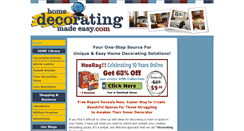 Desktop Screenshot of home-decorating-made-easy.com